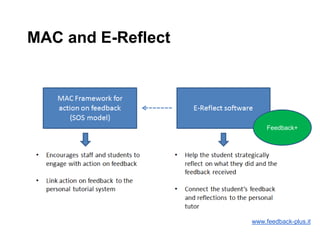 MAC and E-Reflect
Feedback+
www.feedback-plus.it
 