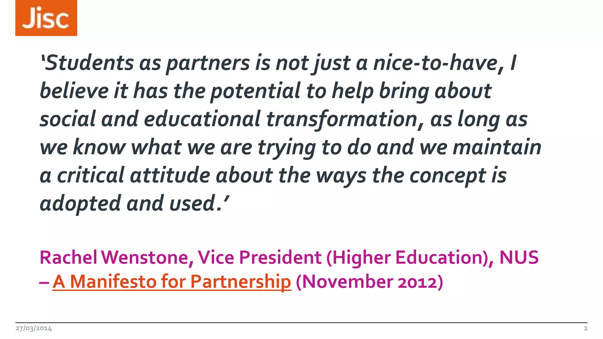 Jisc Change Agents Network | PPT