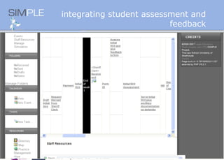 integrating student assessment and feedback 