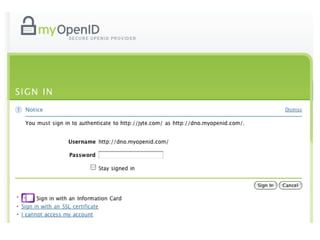 Identity - Future Directions