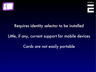 Identity - Future Directions