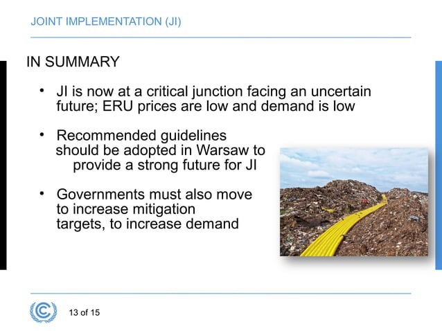 Q & A session on the Kyoto Protocol's joint implementation mechanism | PPT