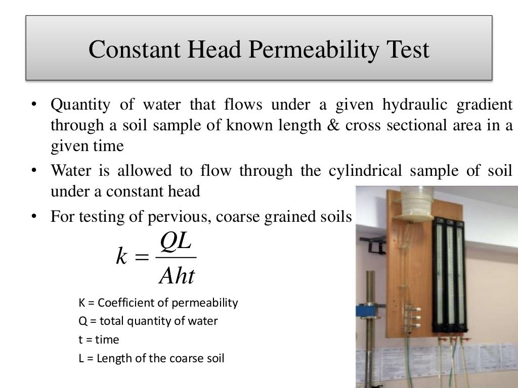 SOIL PERMEABILITY PPT