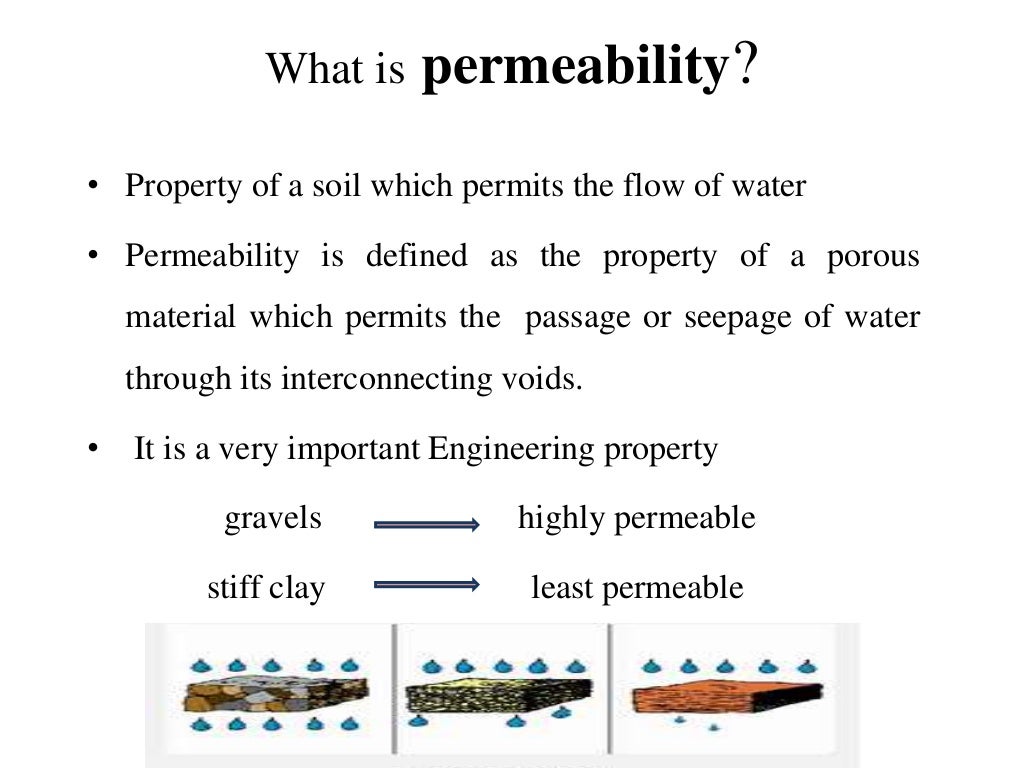 SOIL PERMEABILITY PPT