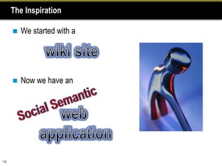 The Inspiration

         We started with a




         Now we have an




118
 