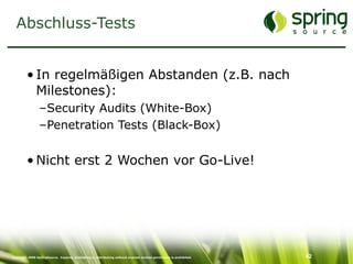 Just-In-Time Security: Sicherheit im Entwicklungsprozess