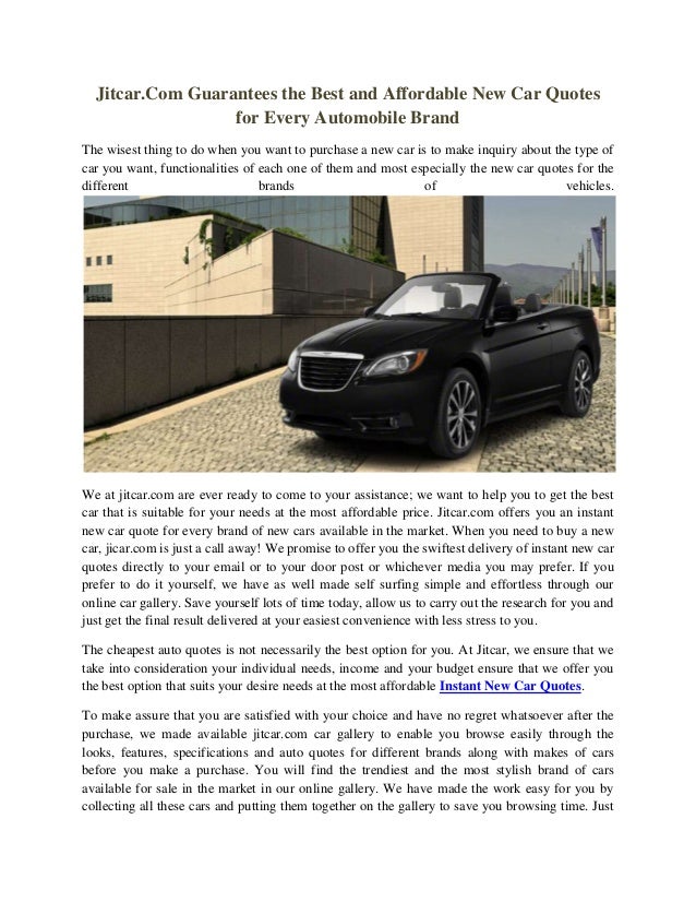 New Car Quotes >> Jitcar Com Guarantees The Best And Affordable New Car Quotes New Car Quotes >> Jitcar Com Guarantees The Best And Affordable New Car Quotes