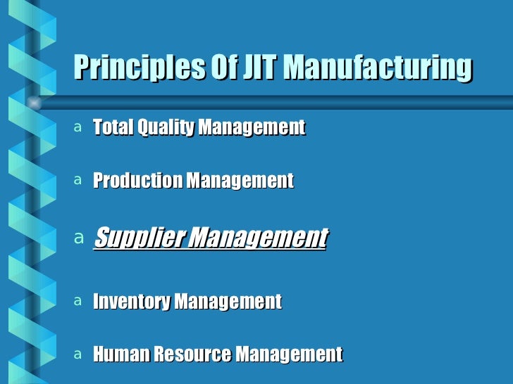 Jit principles