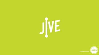 +55(11)2381-7503
contato@jivevoip.com.br
A Jive está liderando a indústria de telecomunicações atual.
Entendeu?
Para mais informações sobre o JiveVoice
para empresas, entre em contato
conosco hoje mesmo.
Jive – Apresentação Comercial
 