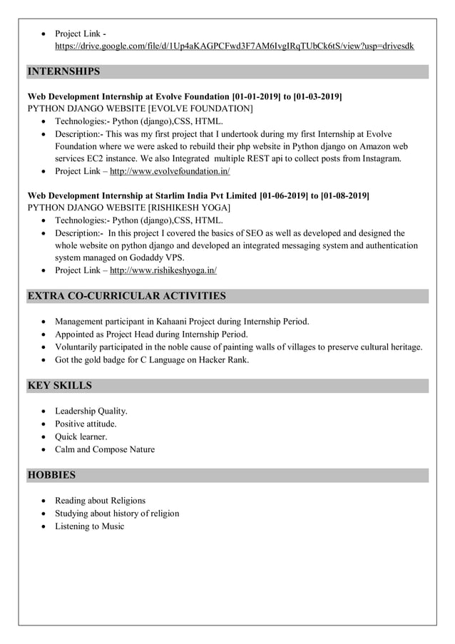 My Resume PDF - My Resume 2 638