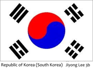 Republic of Korea (South Korea) Jiyong Lee 3b
 