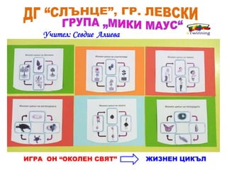 Учител: Севдие Алиева
ИГРА ОН “ОКОЛЕН СВЯТ” ЖИЗНЕН ЦИКЪЛ
 