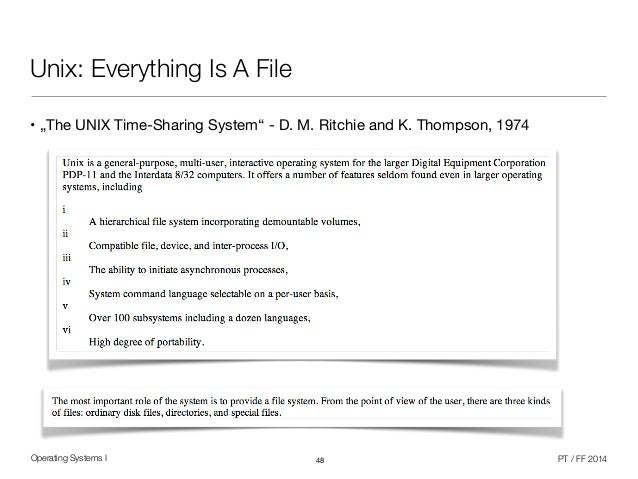 Operating Systems 1 1212 Summary - 