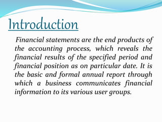 Financial Statement | PPT