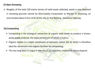 SOLID WASTE MANAGEMENT, SHILLONG | PPTX