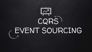 CQRS
EVENT SOURCING
 