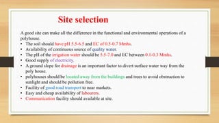 Types of polyhouse | PPTX