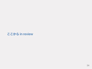 ここからinreview
34
 
