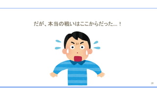 だが、本当の戦いはここからだった…！
28
 