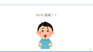 ついに完成！！
63
 