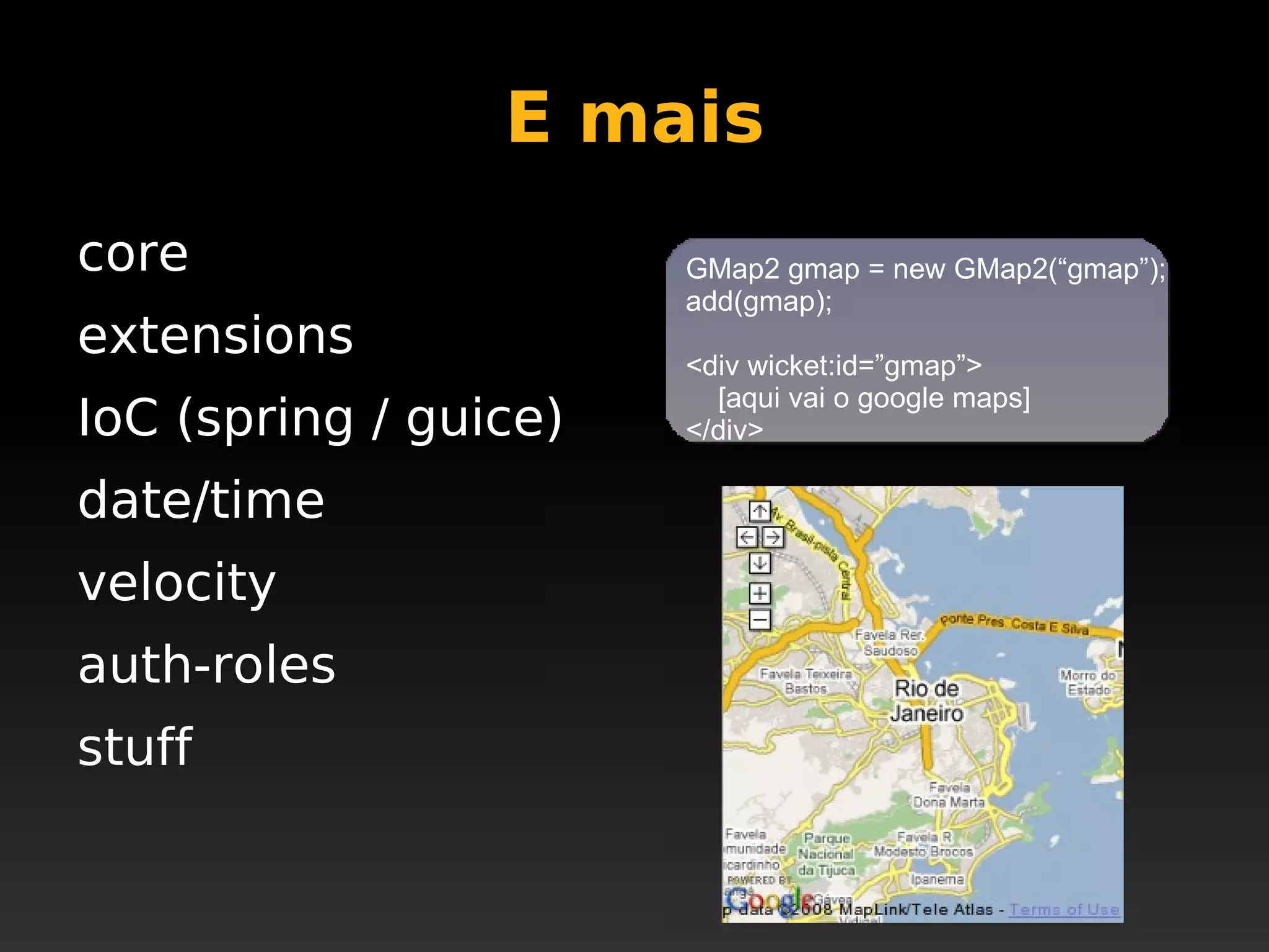 Apache Wicket @ JustJava 2008