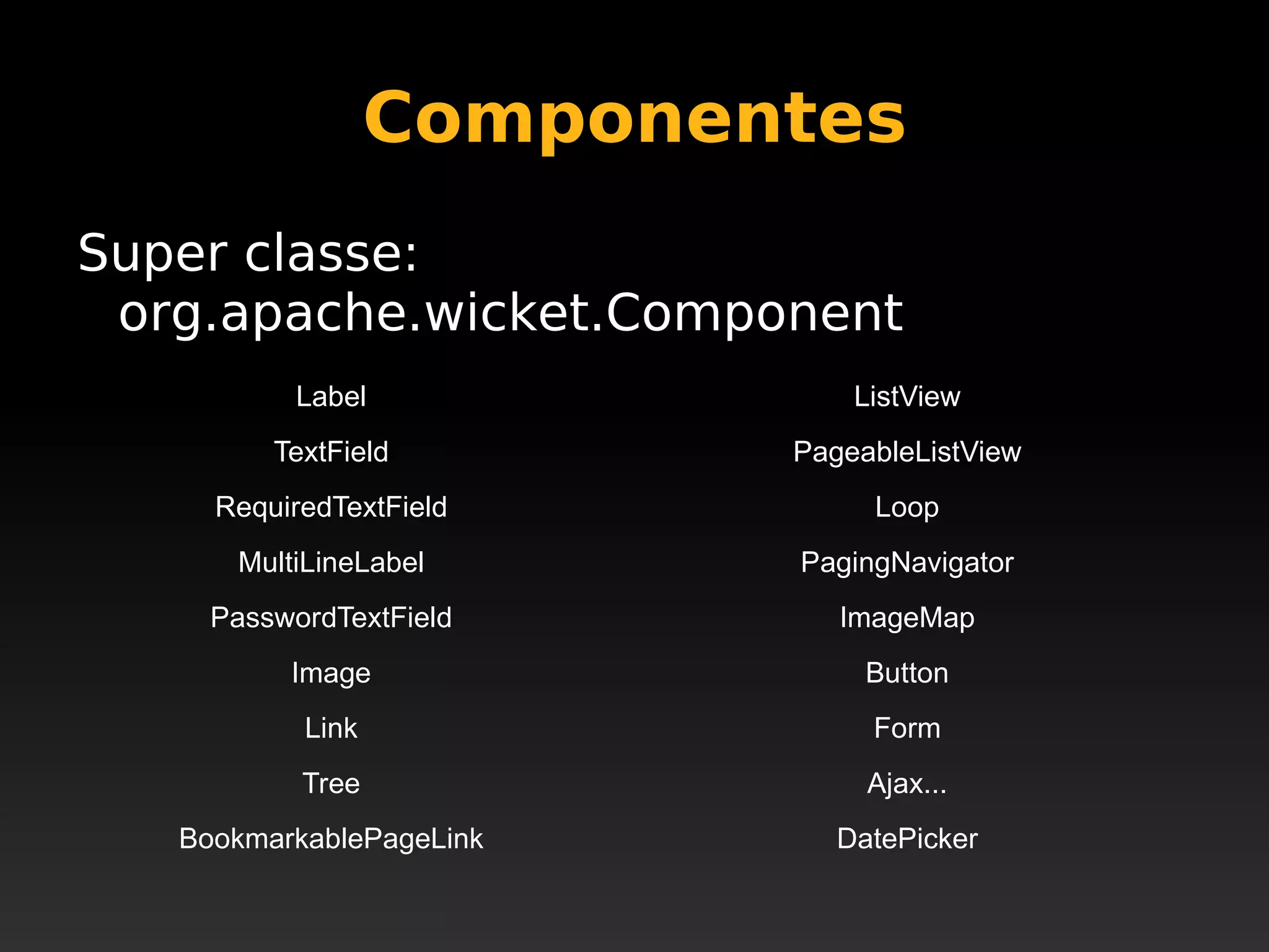 Apache Wicket @ JustJava 2008