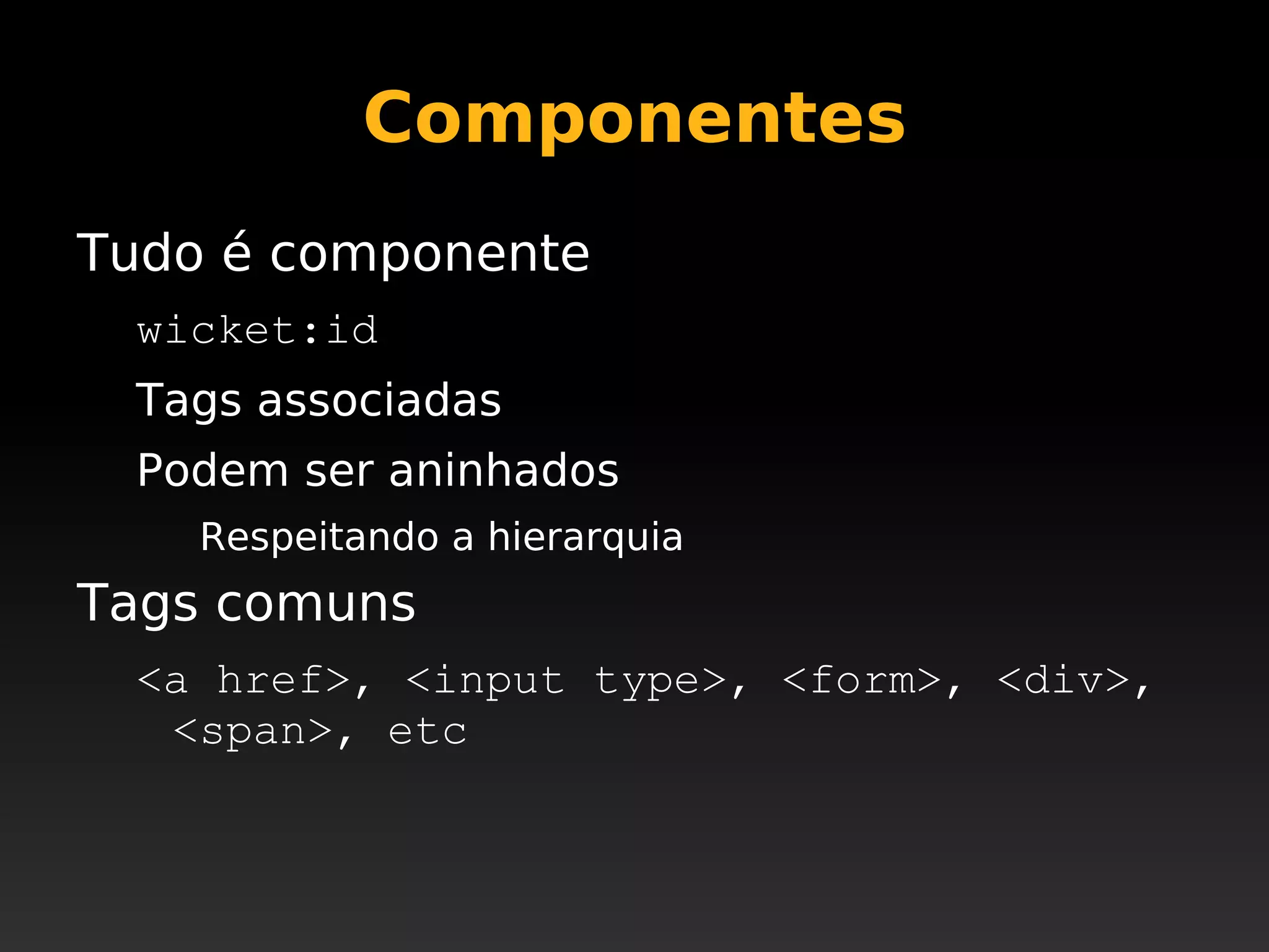 Apache Wicket @ JustJava 2008