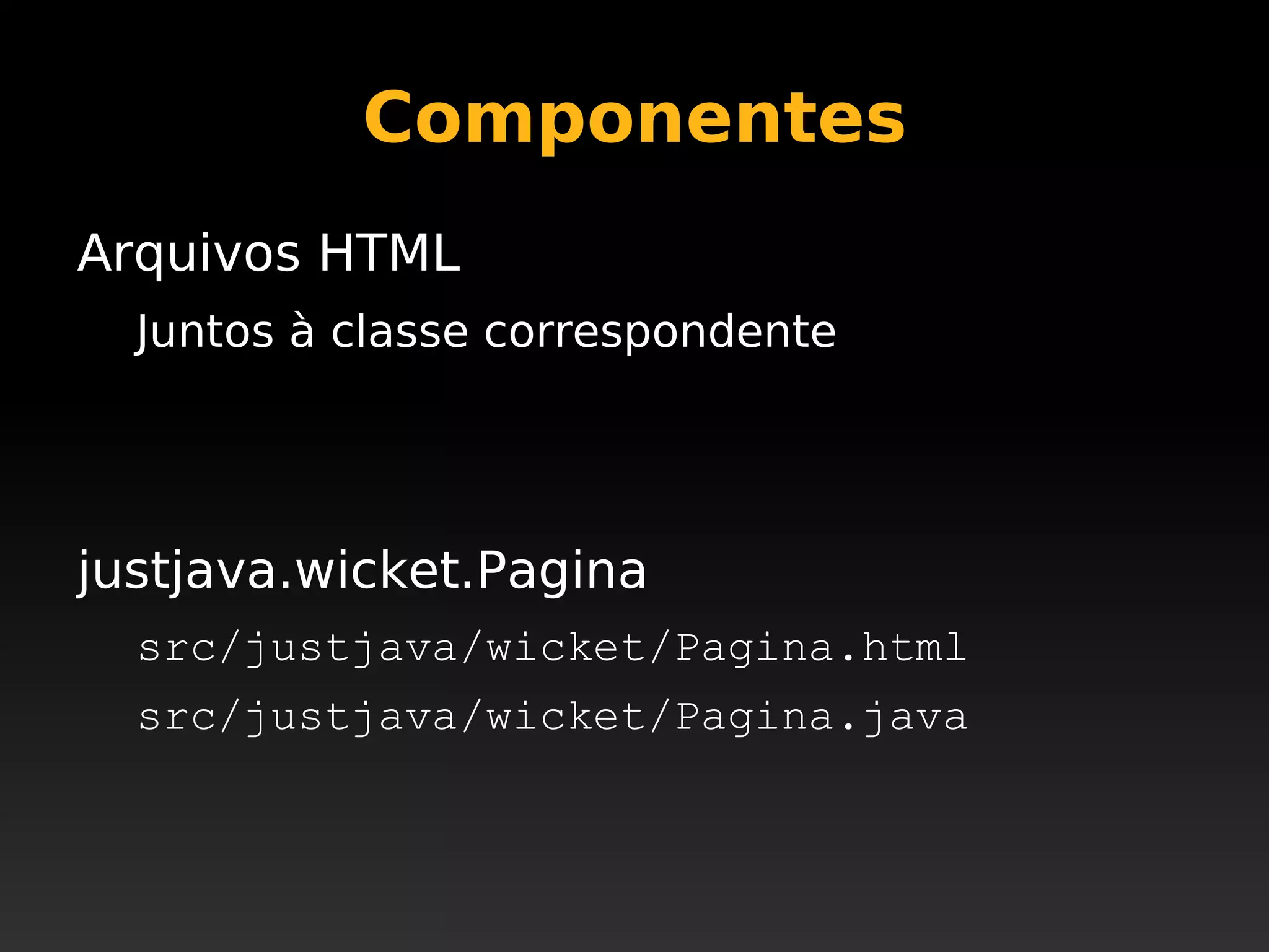 Apache Wicket @ JustJava 2008