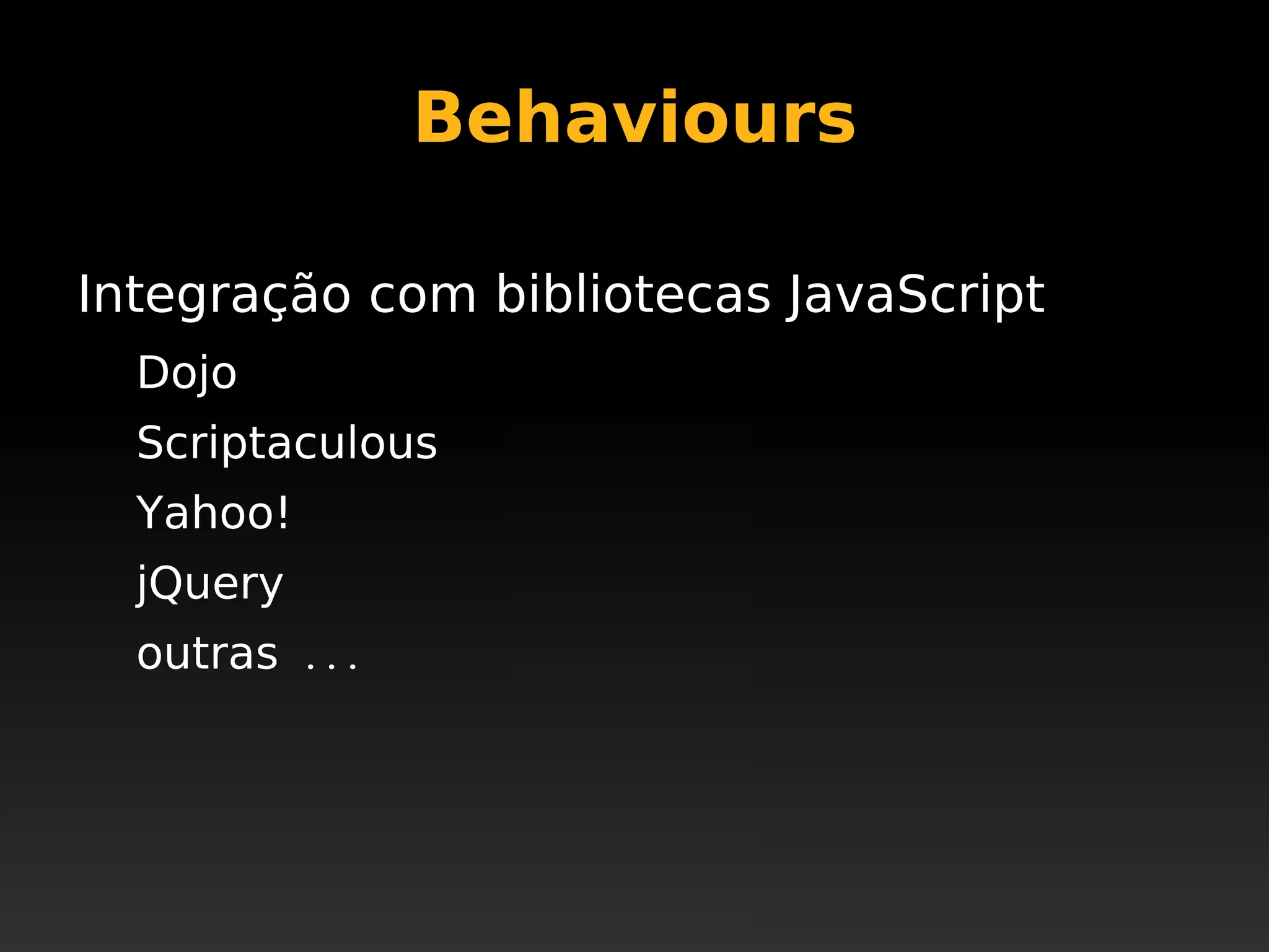 Apache Wicket @ JustJava 2008