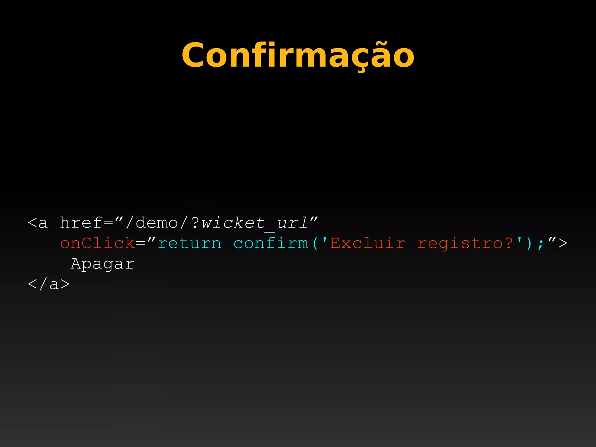 Apache Wicket @ JustJava 2008