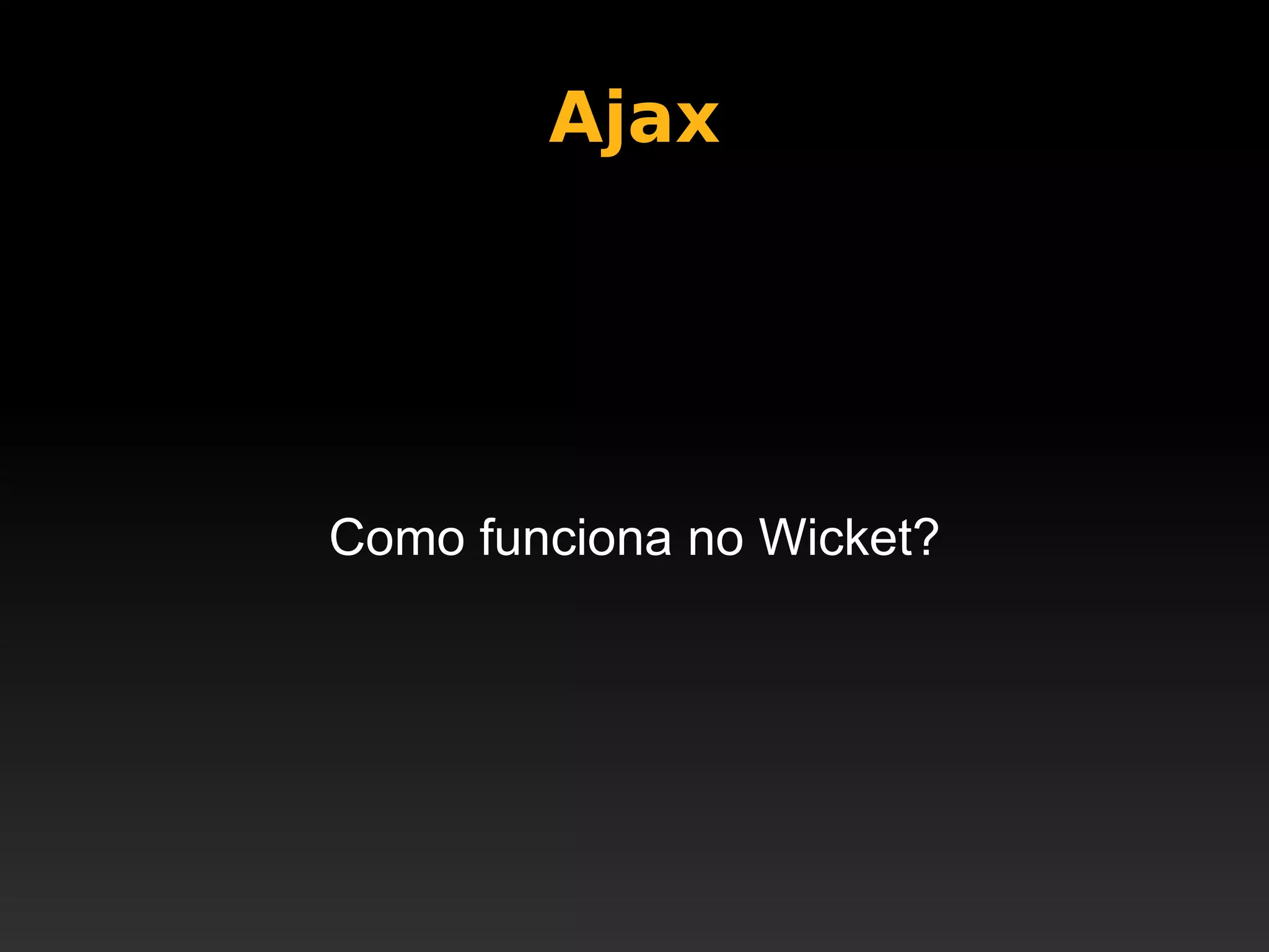 Apache Wicket @ JustJava 2008