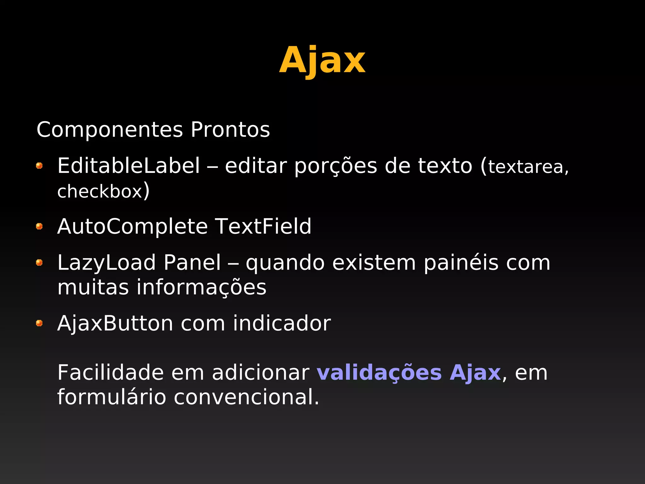 Apache Wicket @ JustJava 2008