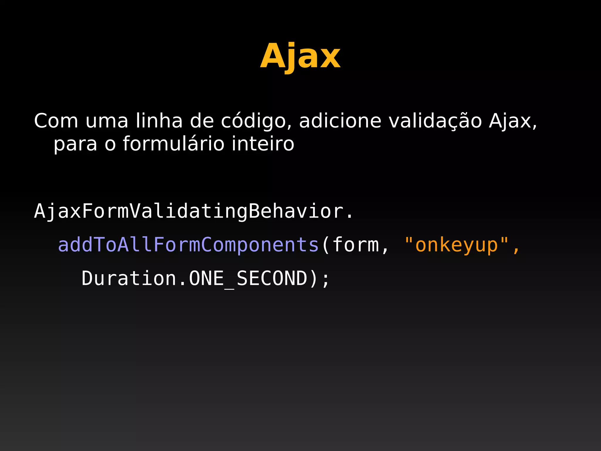 Apache Wicket @ JustJava 2008