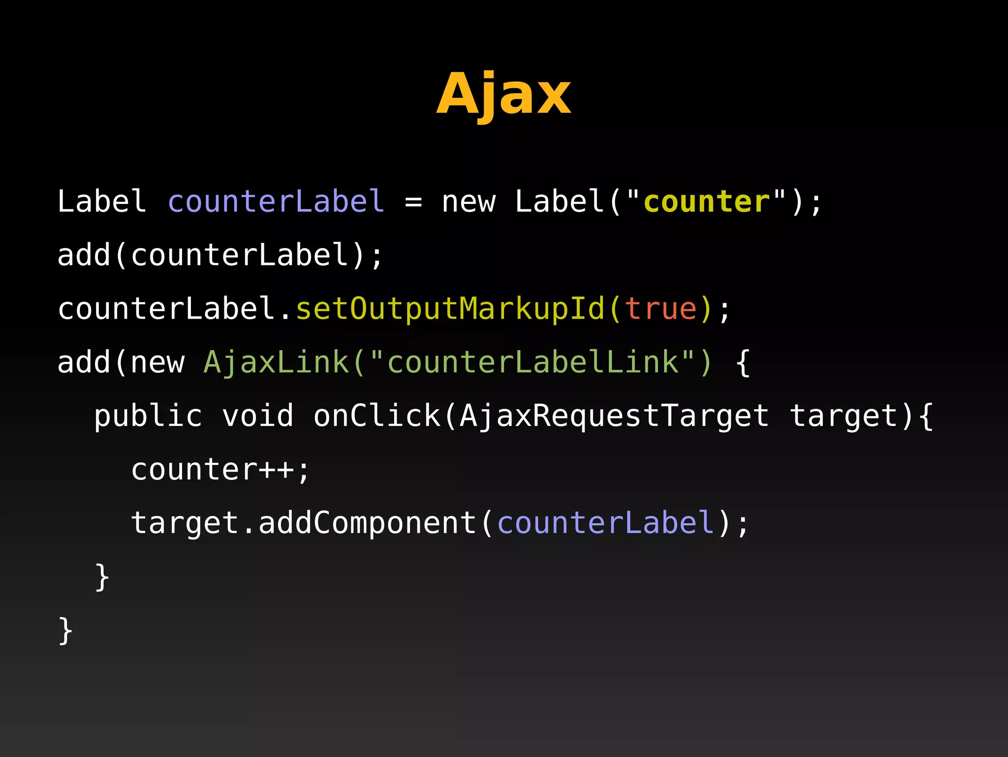 Apache Wicket @ JustJava 2008