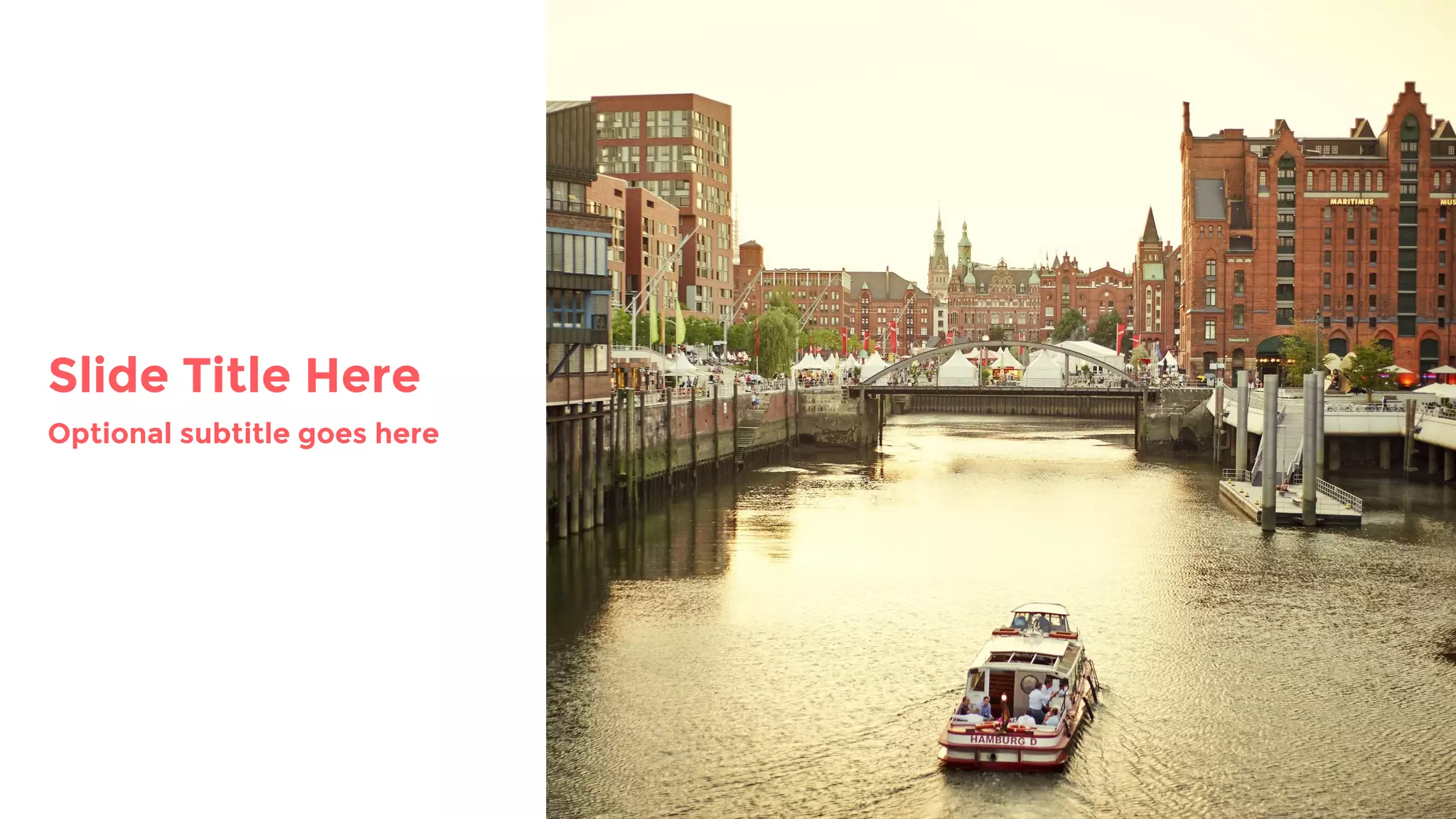 Slide Title Here
Optional subtitle goes here
 