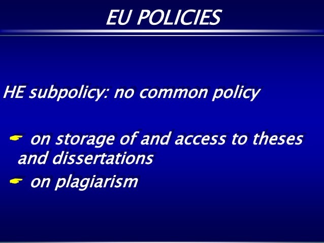Dissertation plagiarism detection