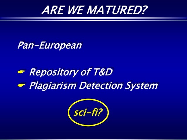 Dissertation plagiarism detection