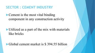 Jk cement COMPANY ANALYSIS | PPTX