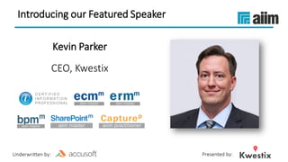 Effectively Capturing Paper and Digital Documents in your Existing Applications [AIIM Webinar]