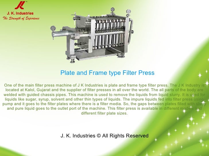 Filter Press Manufacturer and Supplier from India