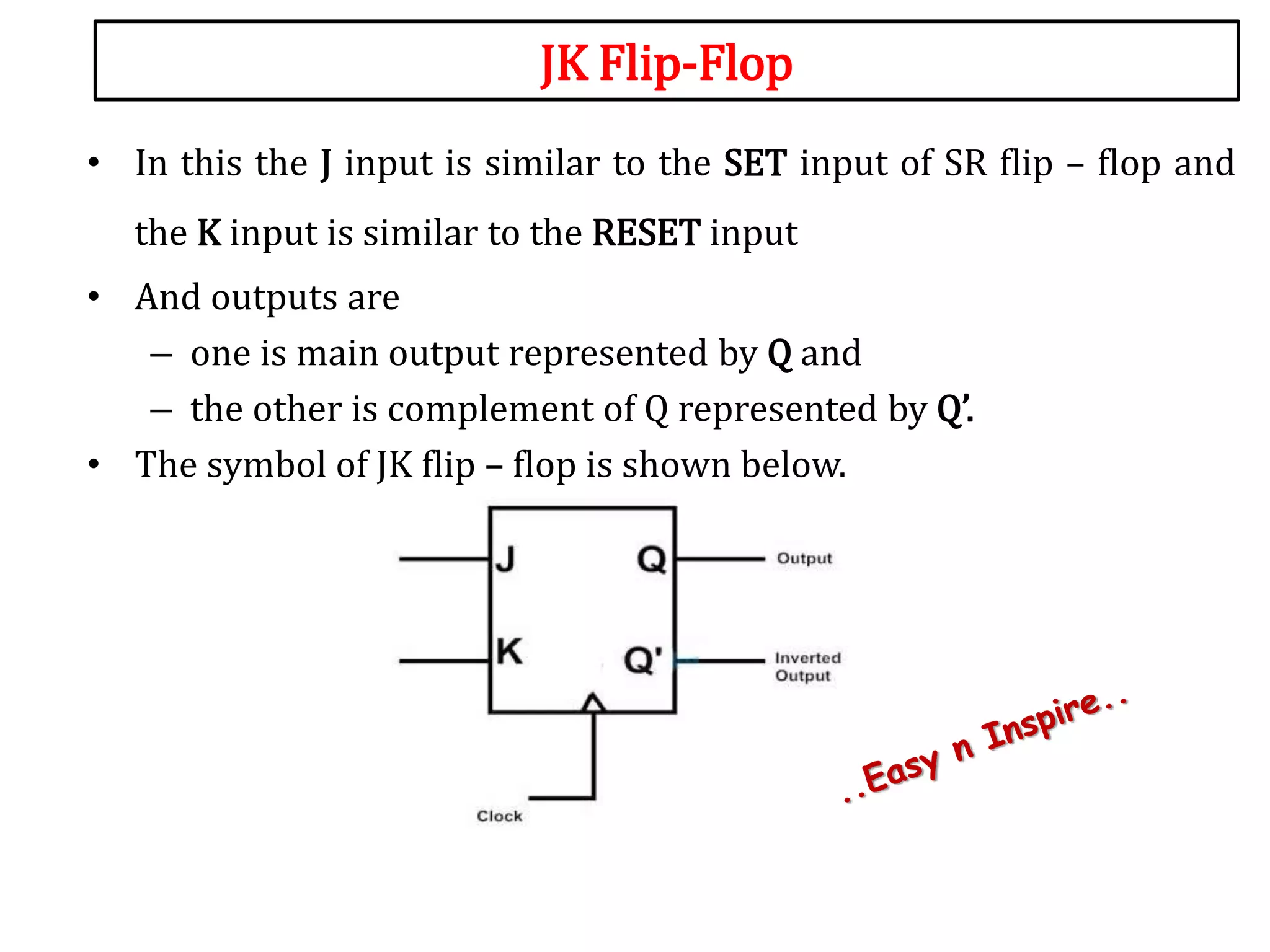 JK flip flop in Digital electronics | PPTX
