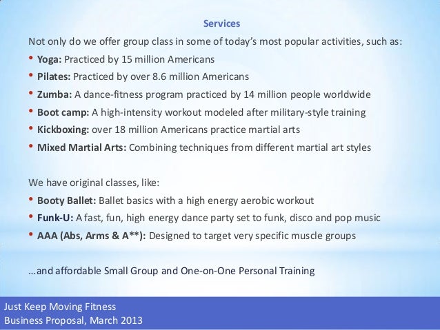 gym business plan ppt
