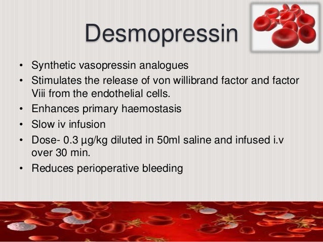 Ddavp Dose Conversion