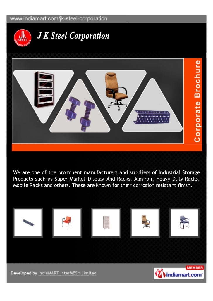 J. K. Steel Corporation, Kolkata, Industrial Storage Products