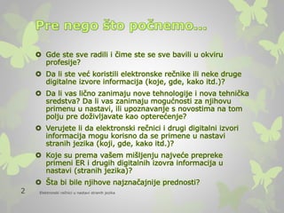 Elektronski rečnici u nastavi stranih jezika2
 