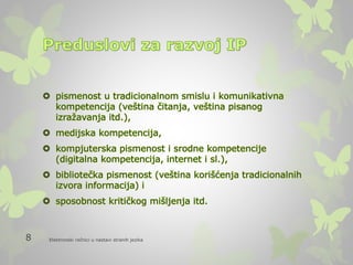 Elektronski rečnici u nastavi stranih jezika8
 