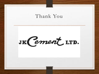 JK Cement training presentation | PPTX