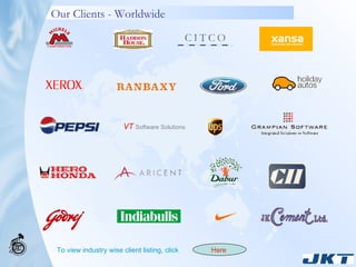 Our Clients - Worldwide To view industry wise client listing, click  Here VT  Software Solutions 