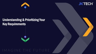 Understanding & Prioritizing Your
Key Requirements
 