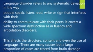 Aphasia and Dyslexia | PPTX
